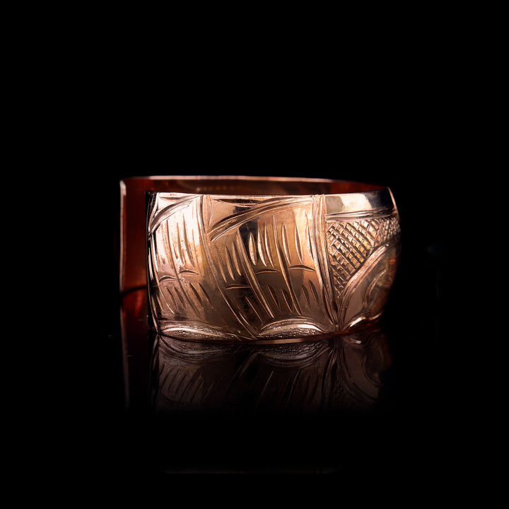 1" Copper Eagle Wing Copper Cuff