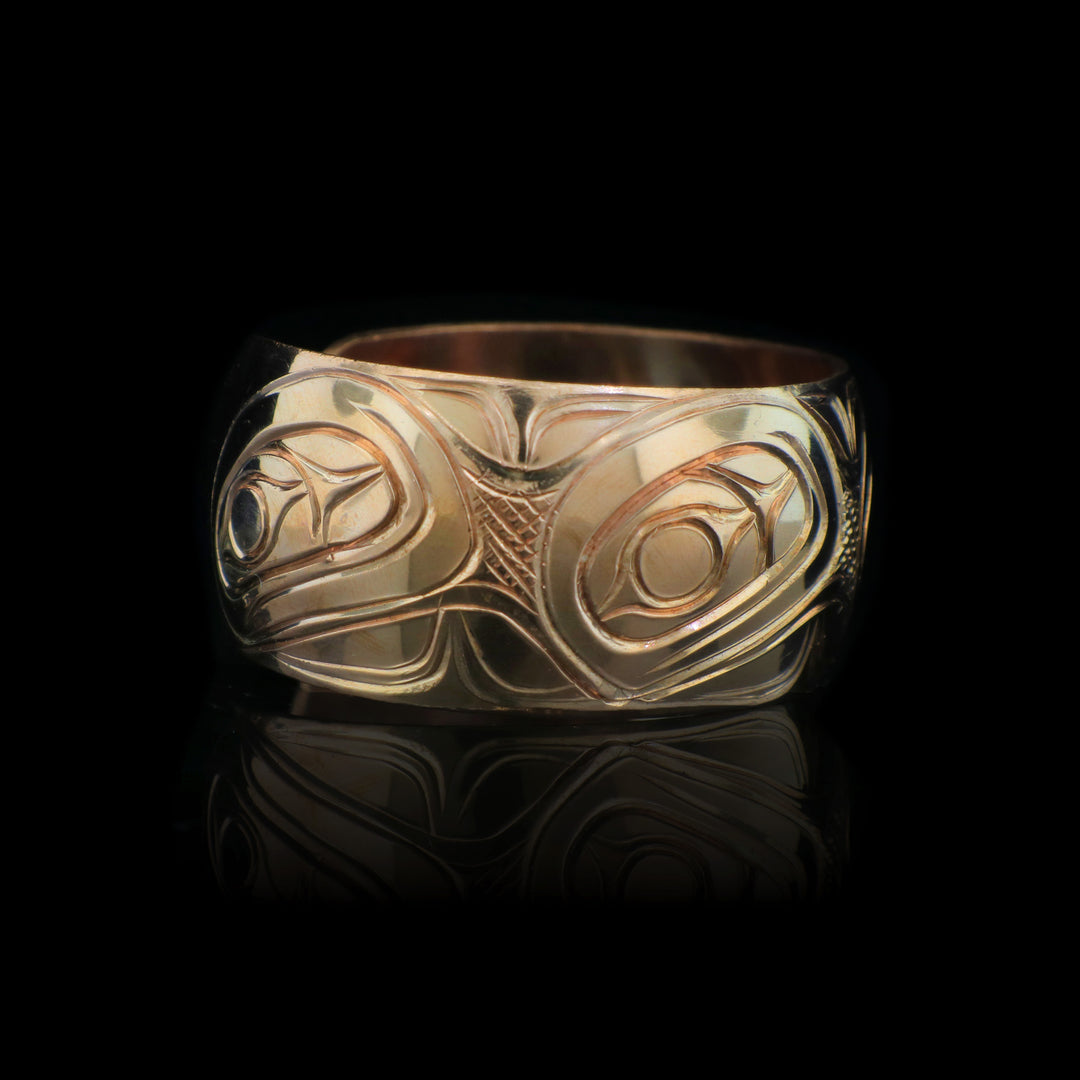 1" Salmon Egg Copper Cuff Bracelet