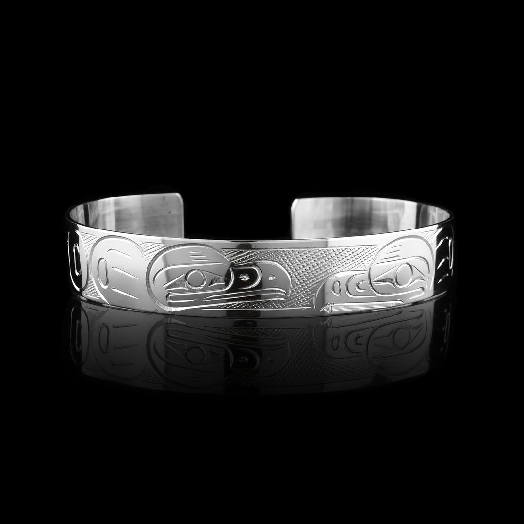 1/2" Double Eagle Sterling Silver Cuff