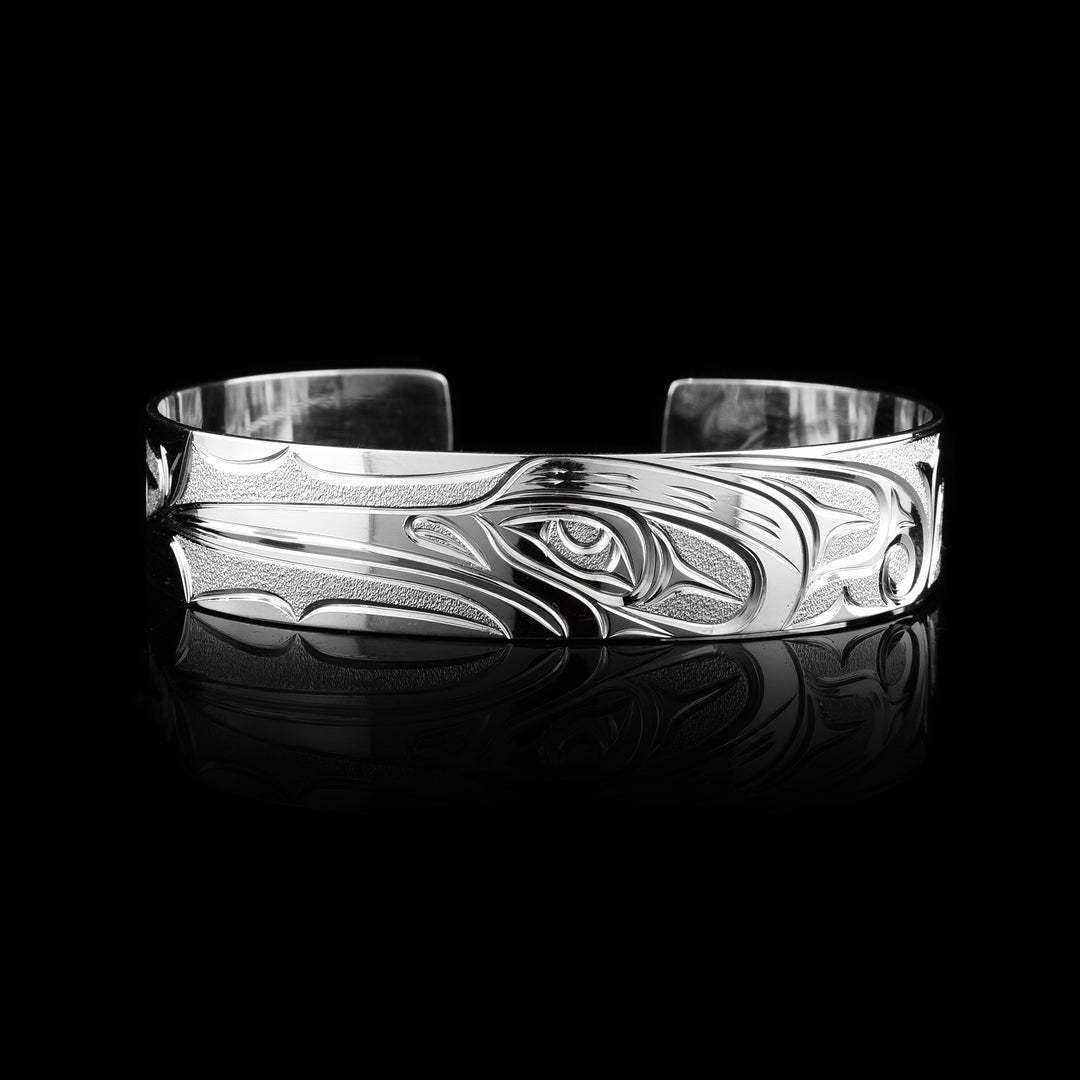 1/2" Hummingbird Sterling Silver Cuff