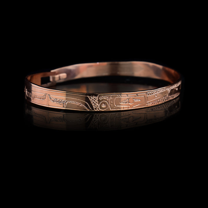 1/4" Double Copper Hummingbird Bracelet