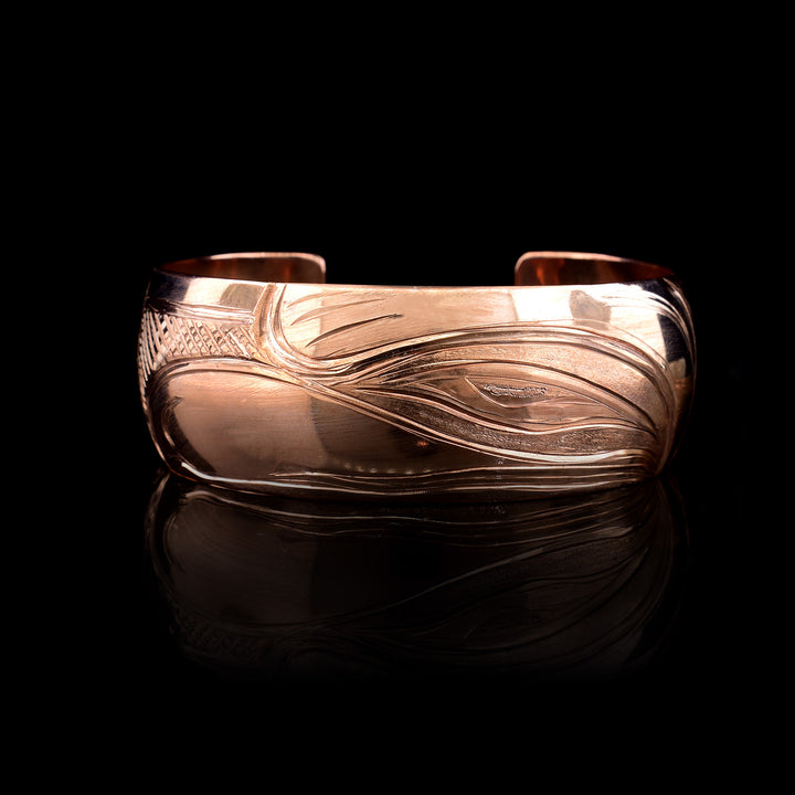1" Copper Eagle Wing Copper Cuff