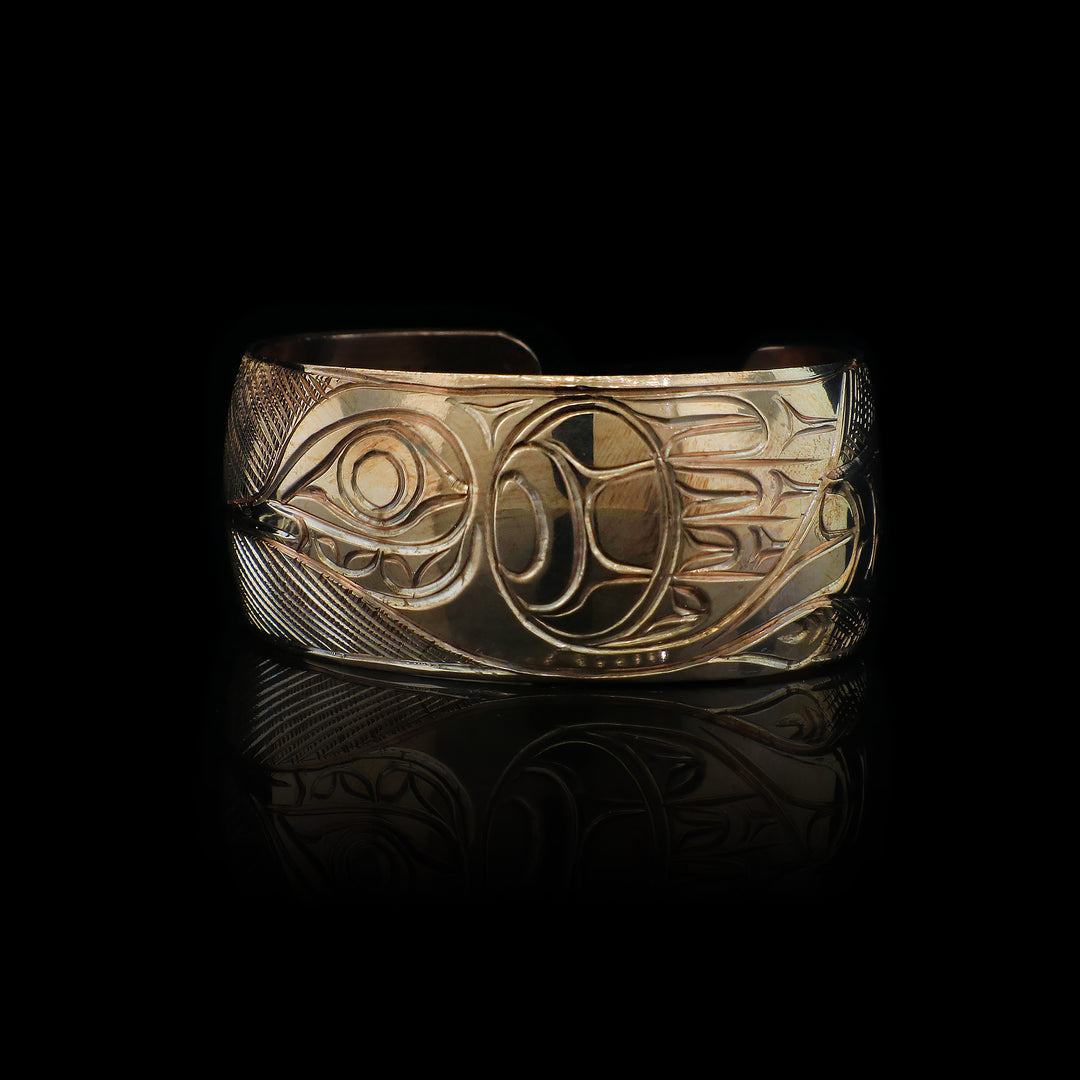 1" Hummingbird Copper Cuff Bracelet