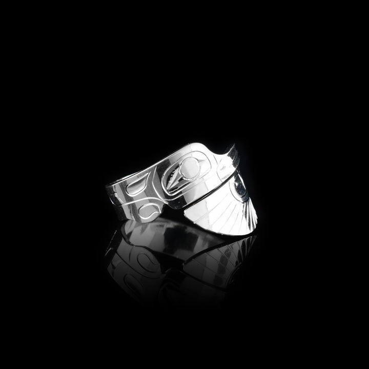 Raven Sterling Silver Wrap Ring - Artina's Jewellery