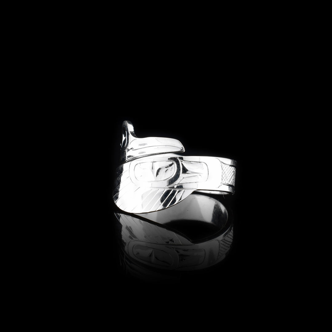 Raven Sterling Silver Wrap Ring - Artina's Jewellery