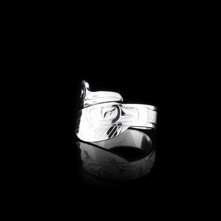 Raven Sterling Silver Wrap Ring - Artina's Jewellery
