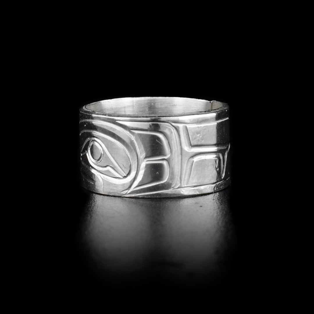 Silver 3/8" Chunky Eagle Ring - Artina's Jewellery