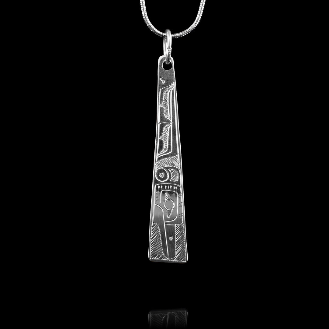 Eagle & Hummingbird Double Sided Pendant