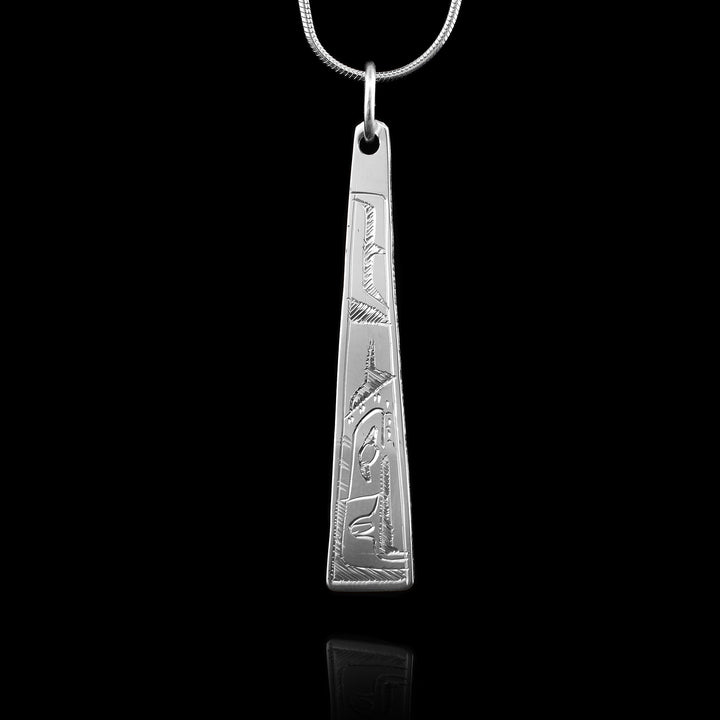 Eagle & Hummingbird Double Sided Pendant