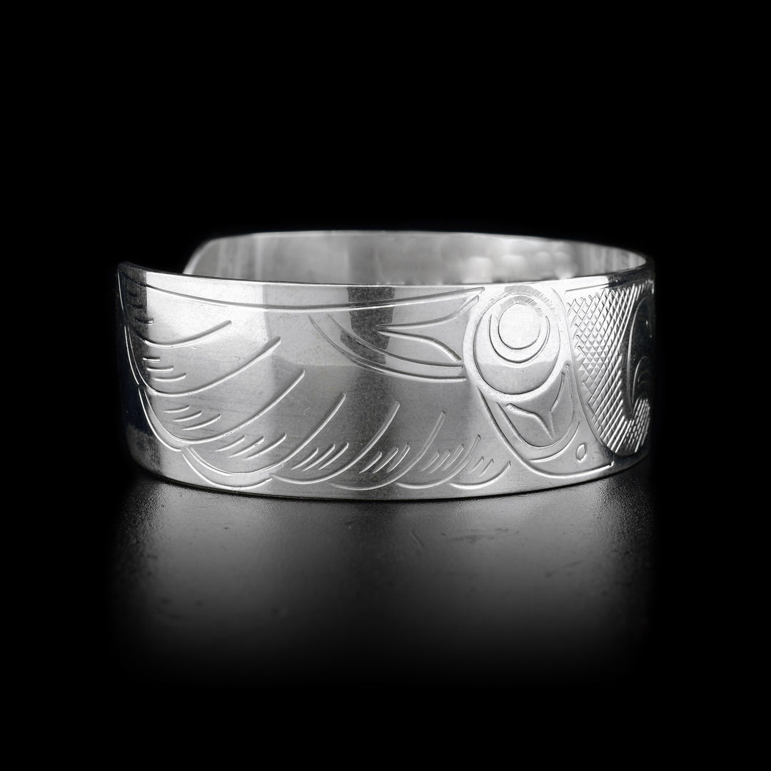 Sterling Silver 3/4" Eagle Bracelet - Artina's Jewellery