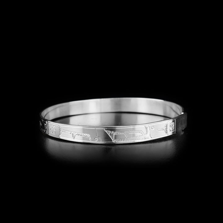 Silver Double Orca Bracelet - Artina's Jewellery