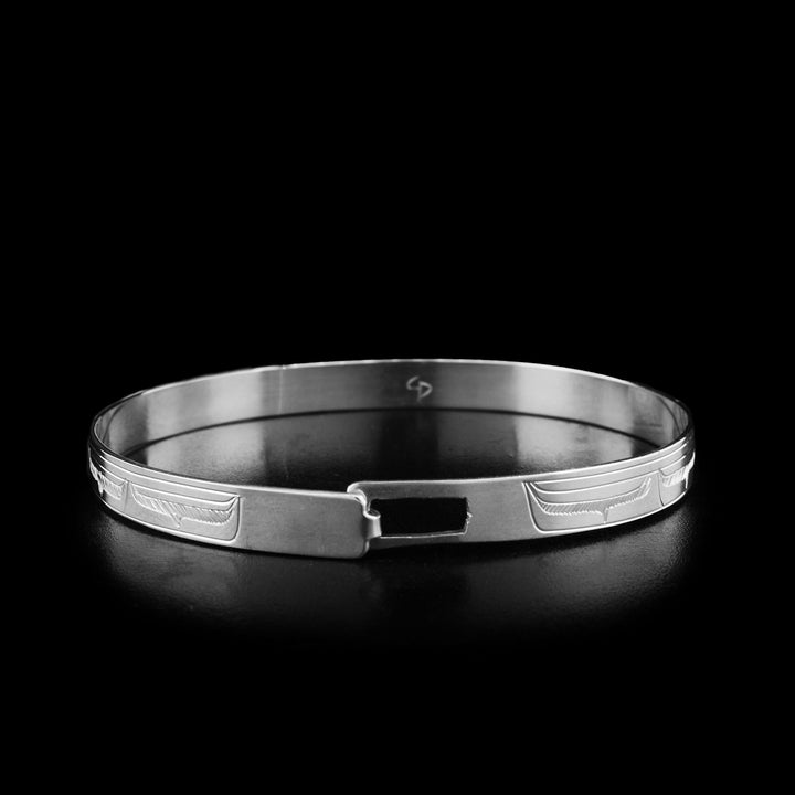 Sterling Silver Eagle 1/4" Clasp Bracelet - Artina's Jewellery