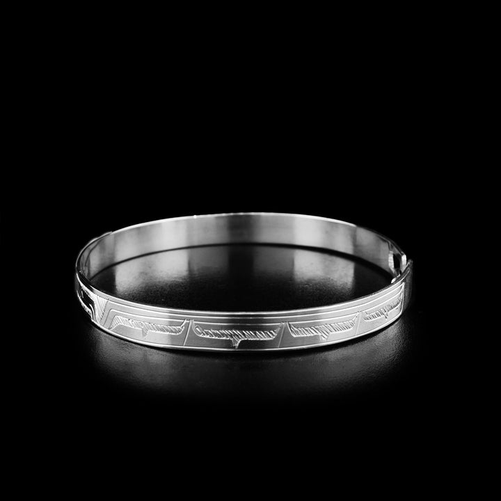 Sterling Silver Eagle 1/4" Clasp Bracelet - Artina's Jewellery