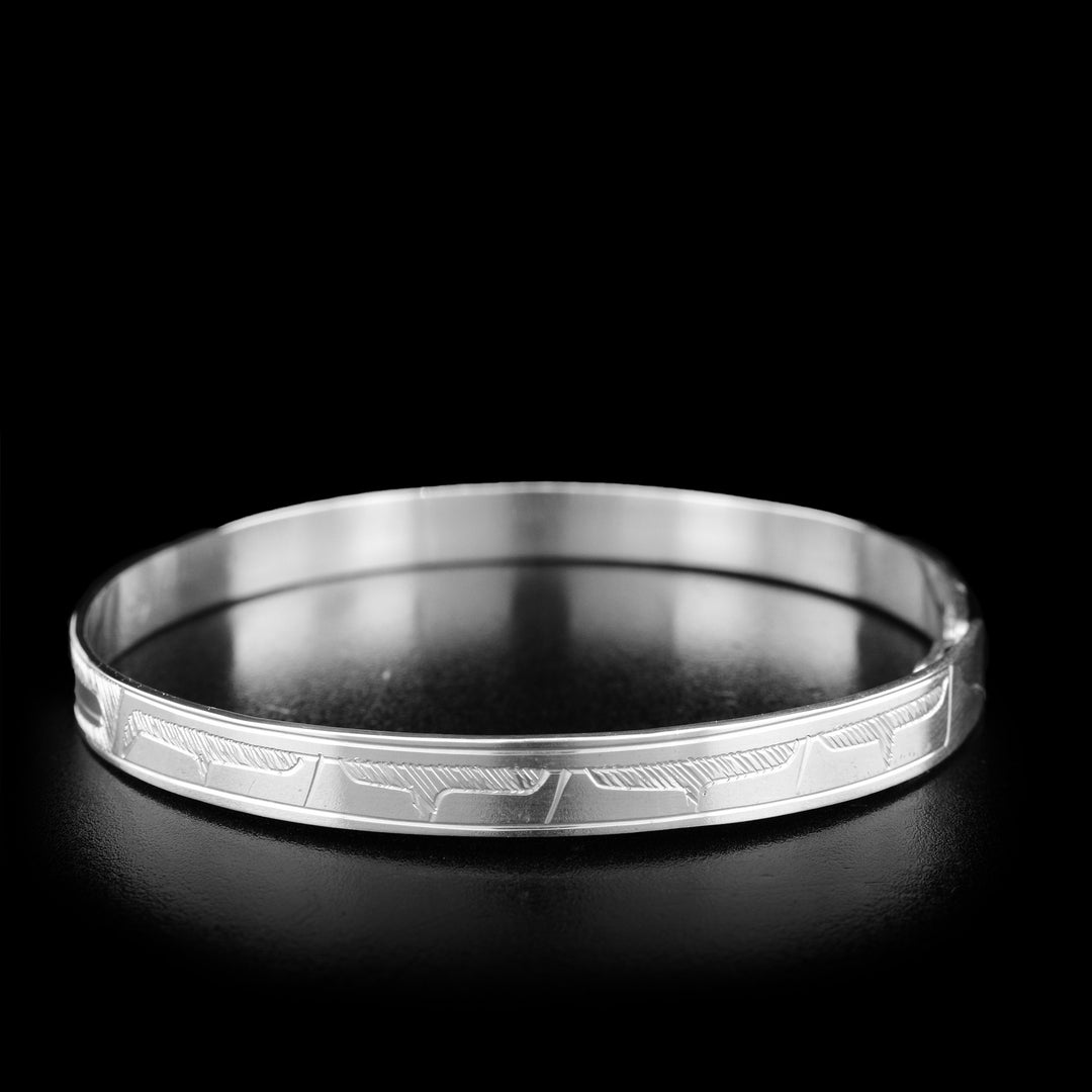 Sterling Silver Hummingbird 3/16" Clasp Bracelet - Artina's Jewellery