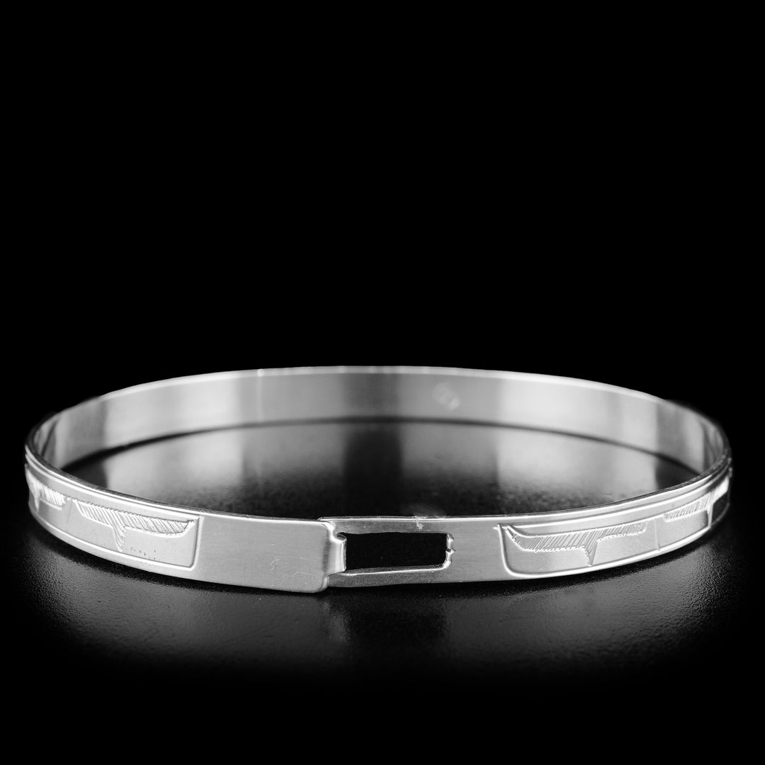 Sterling Silver Hummingbird 3/16" Clasp Bracelet - Artina's Jewellery