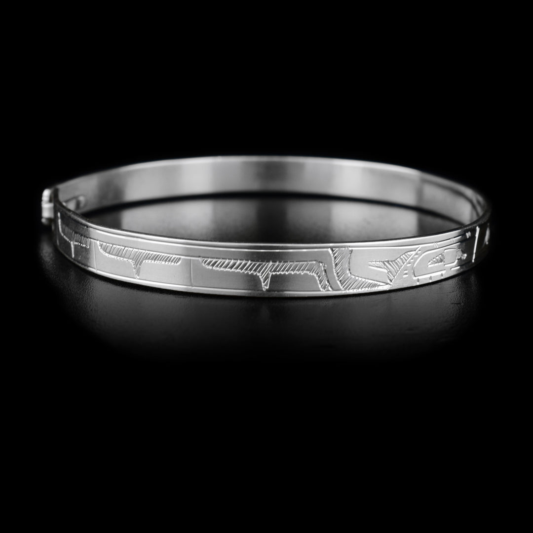 Sterling Silver Eagle/Hummingbird 3/16" Bracelet - Artina's Jewellery