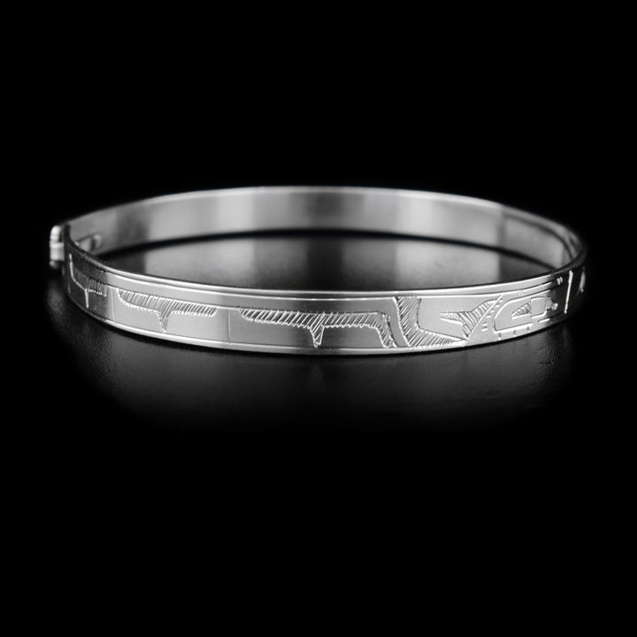 Sterling Silver Eagle/Hummingbird 3/16" Bracelet - Artina's Jewellery