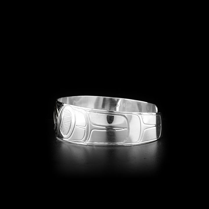 Tapered Eagle 3/4" Silver Cuff Bracelet - Artina's Jewellery