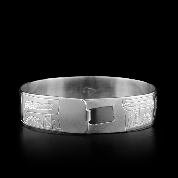 Sterling Silver Bear 3/8" Baby Clasp Bracelet - Artina's Jewellery