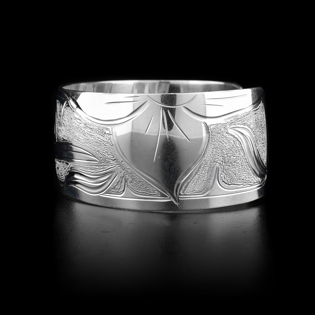 Sterling Silver 1" Hummingbird Chunky Bracelet - Artina's Jewellery