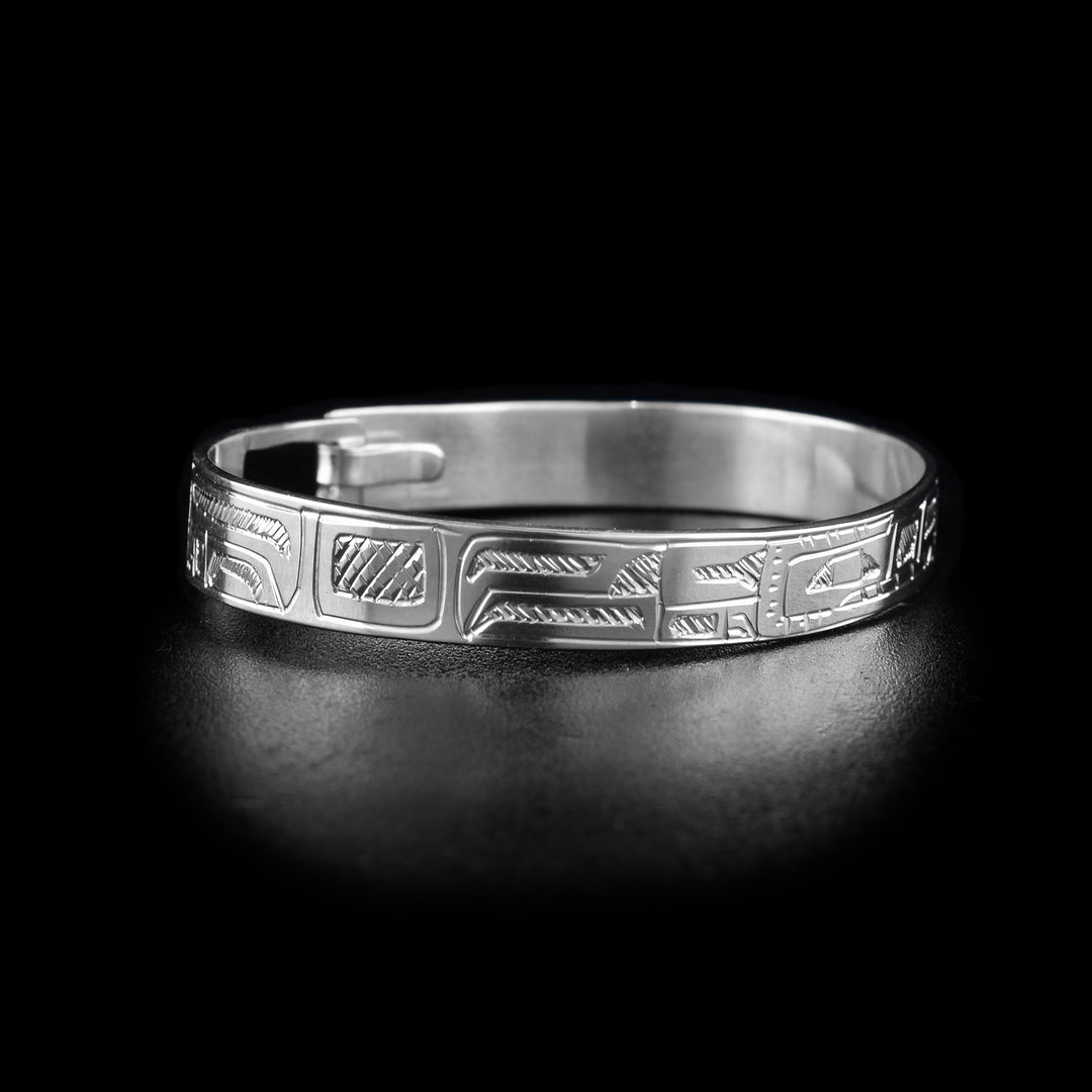 1/4" Baby Sterling Silver Bracelet Wolf - Artina's Jewellery