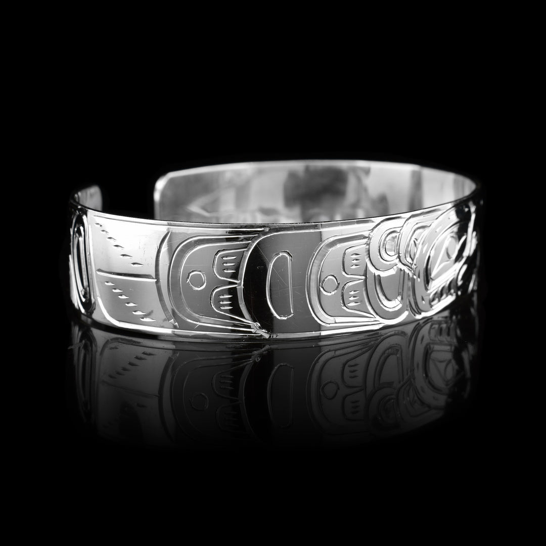 Sterling Silver 1/2" Eagle Bracelet Cuff