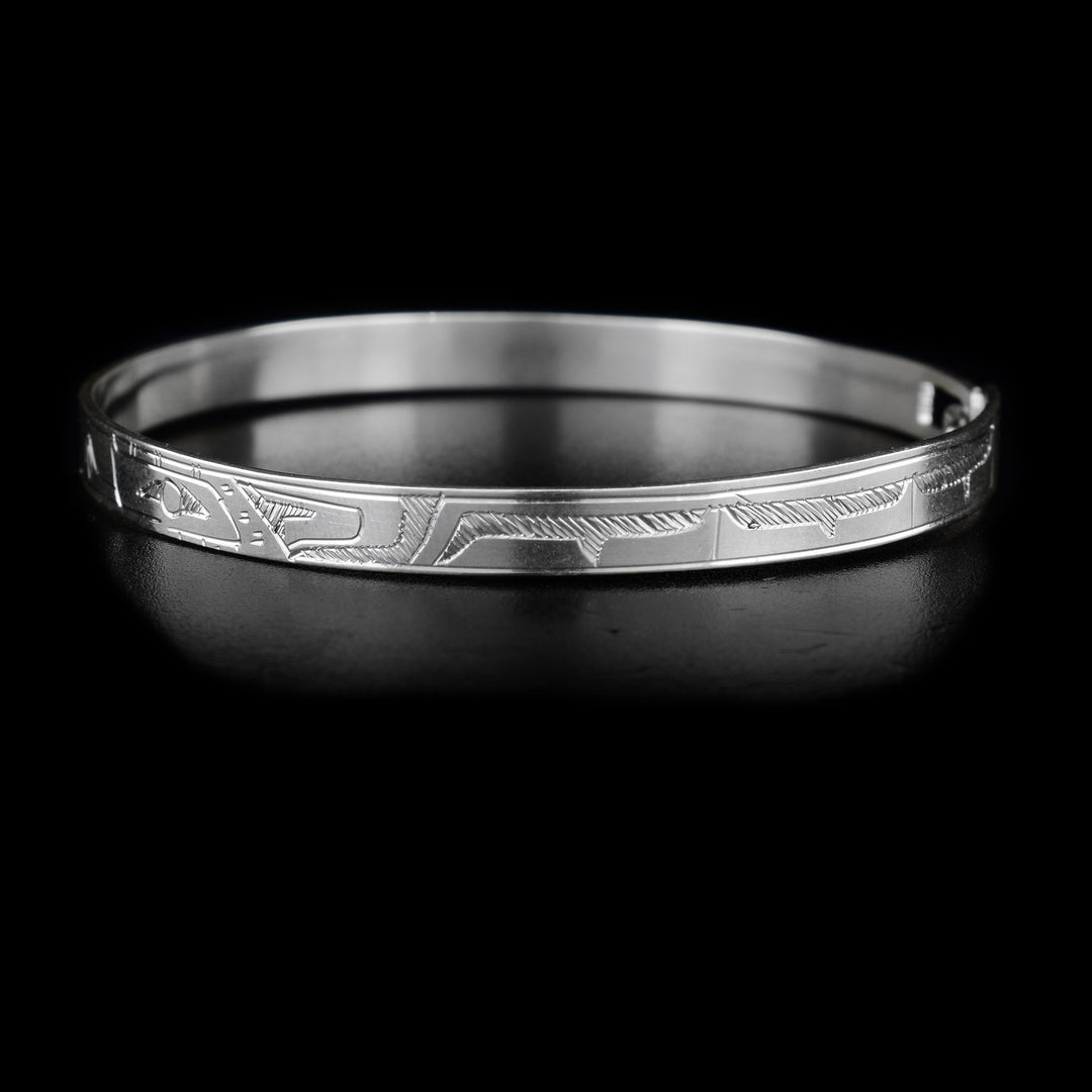Sterling Silver Double Eagle 3/16" Clasp Bracelet - Artina's Jewellery