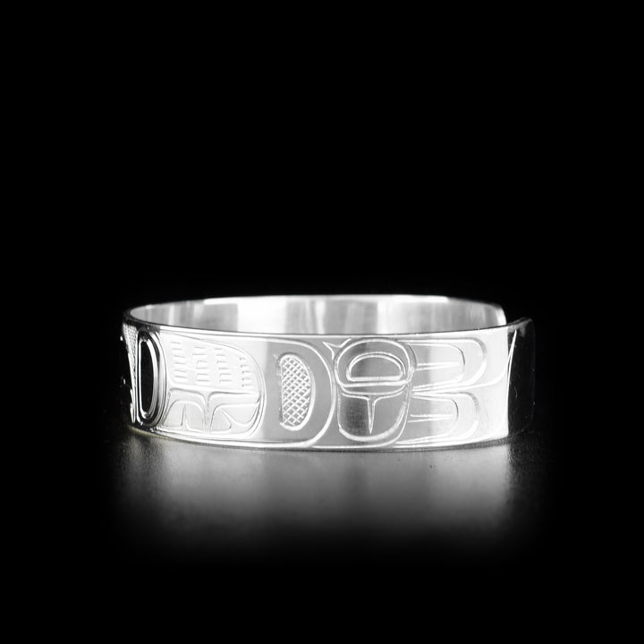 Eagle 1/2" Sterling Silver Bangle Bracelet - Artina's Jewellery