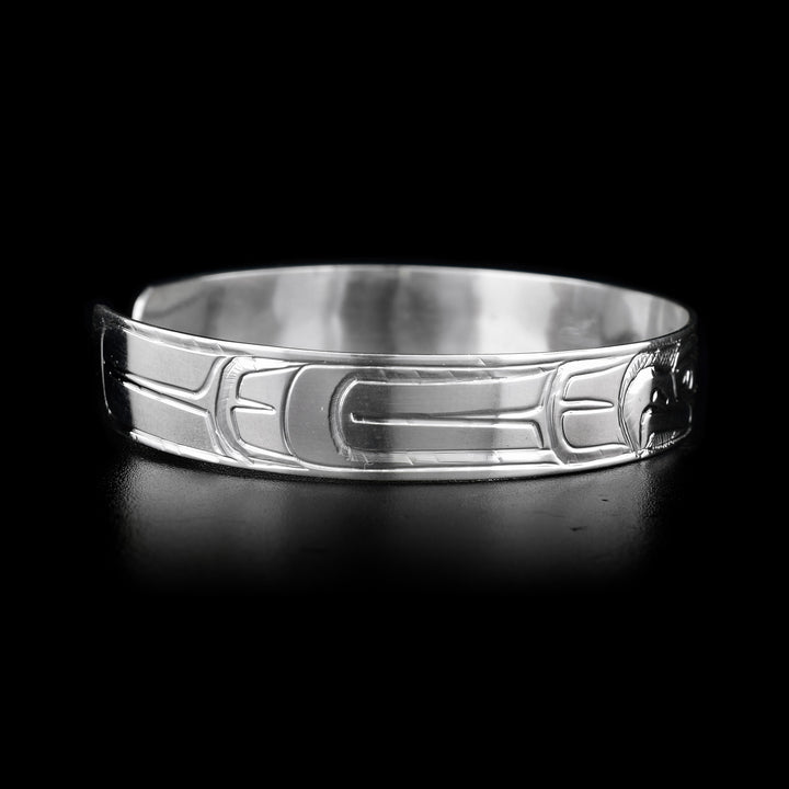 Sterling Silver 3/8" Double Eagle Cuff Bracelet - Artina's Jewellery