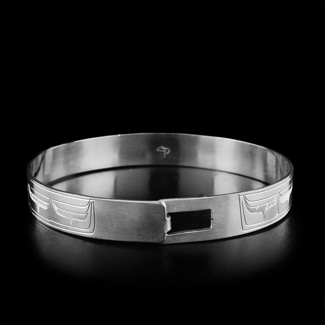 Silver 3/8" Double Raven Bracelet - Artina's Jewellery