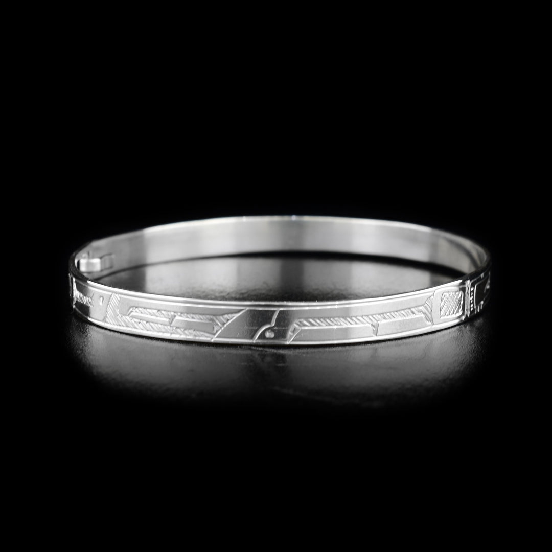 Orca 3/16" Silver Clasp Bracelet - Artina's Jewellery