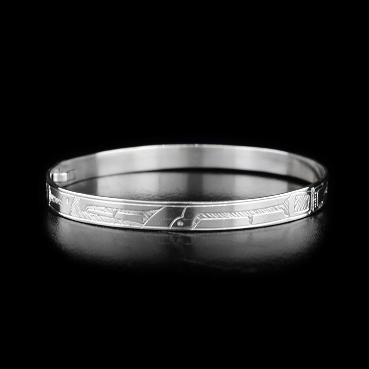 Orca 3/16" Silver Clasp Bracelet - Artina's Jewellery