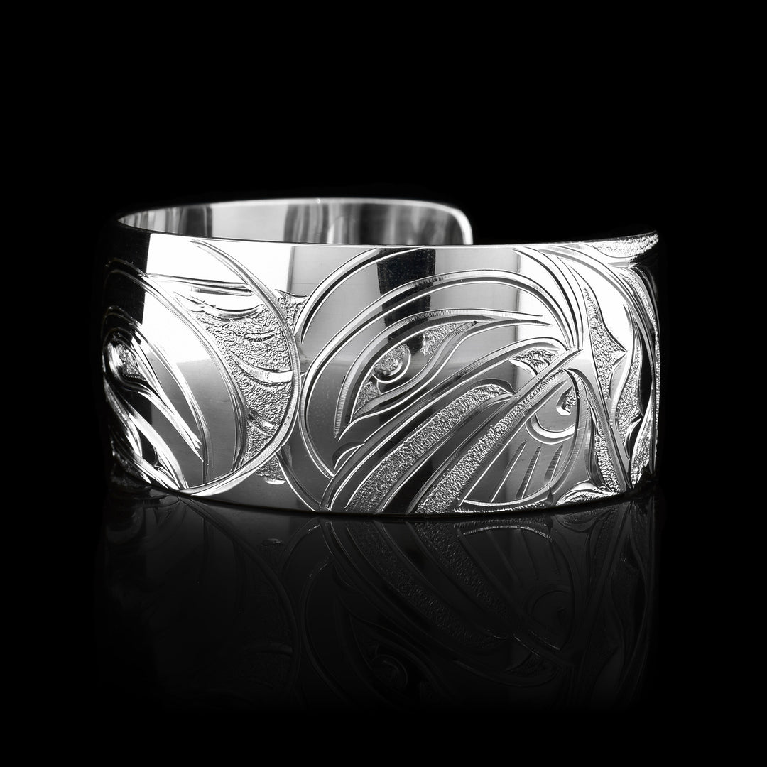 Every Child Matters 1" Baby with Mother Orca Bracelet Silver - Artina's Jewellery
