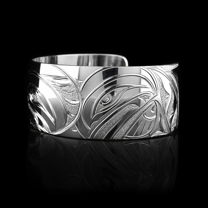Every Child Matters 1" Baby with Mother Orca Bracelet Silver - Artina's Jewellery