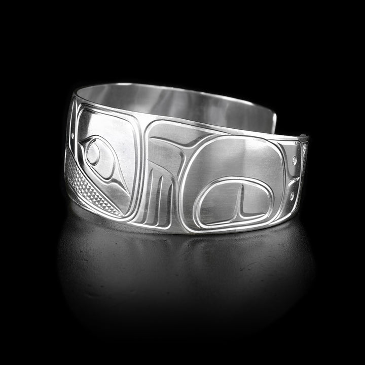 Sterling Silver 2" Double Eagle Bracelet - Artina's Jewellery