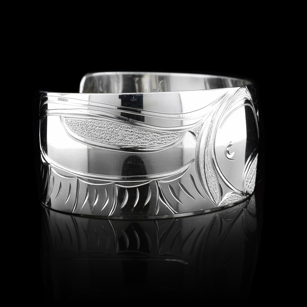 Every Child Matters 1" Baby with Mother Eagle Bracelet Silver - Artina's Jewellery