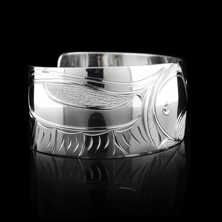 Every Child Matters 1" Baby with Mother Eagle Bracelet Silver - Artina's Jewellery