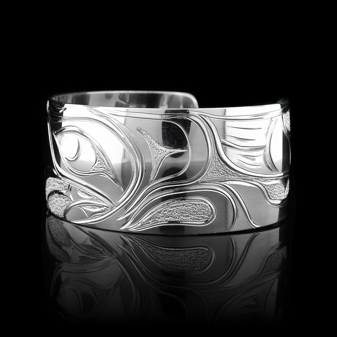 Every Child Matters 1" Baby with Mother Eagle Bracelet Silver - Artina's Jewellery