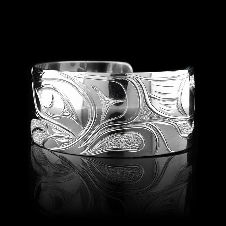 Every Child Matters 1" Baby with Mother Eagle Bracelet Silver - Artina's Jewellery