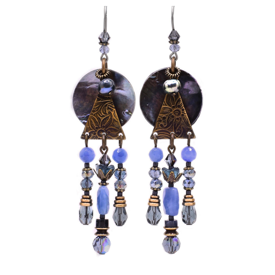 Tofino Blue Dangle Earrings - Artina's Jewellery