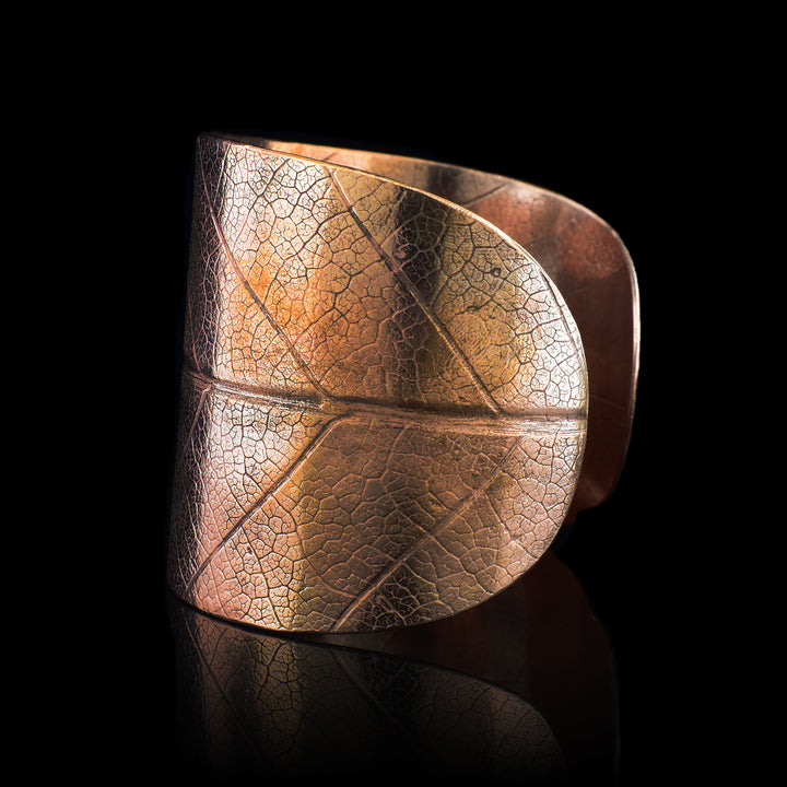 Copper Leaf Cuff