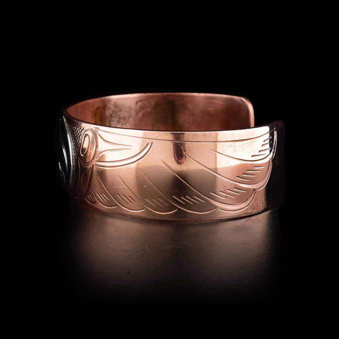 Copper and Silver 3/4" Eagle Cuff Bracelet - Artina's Jewellery