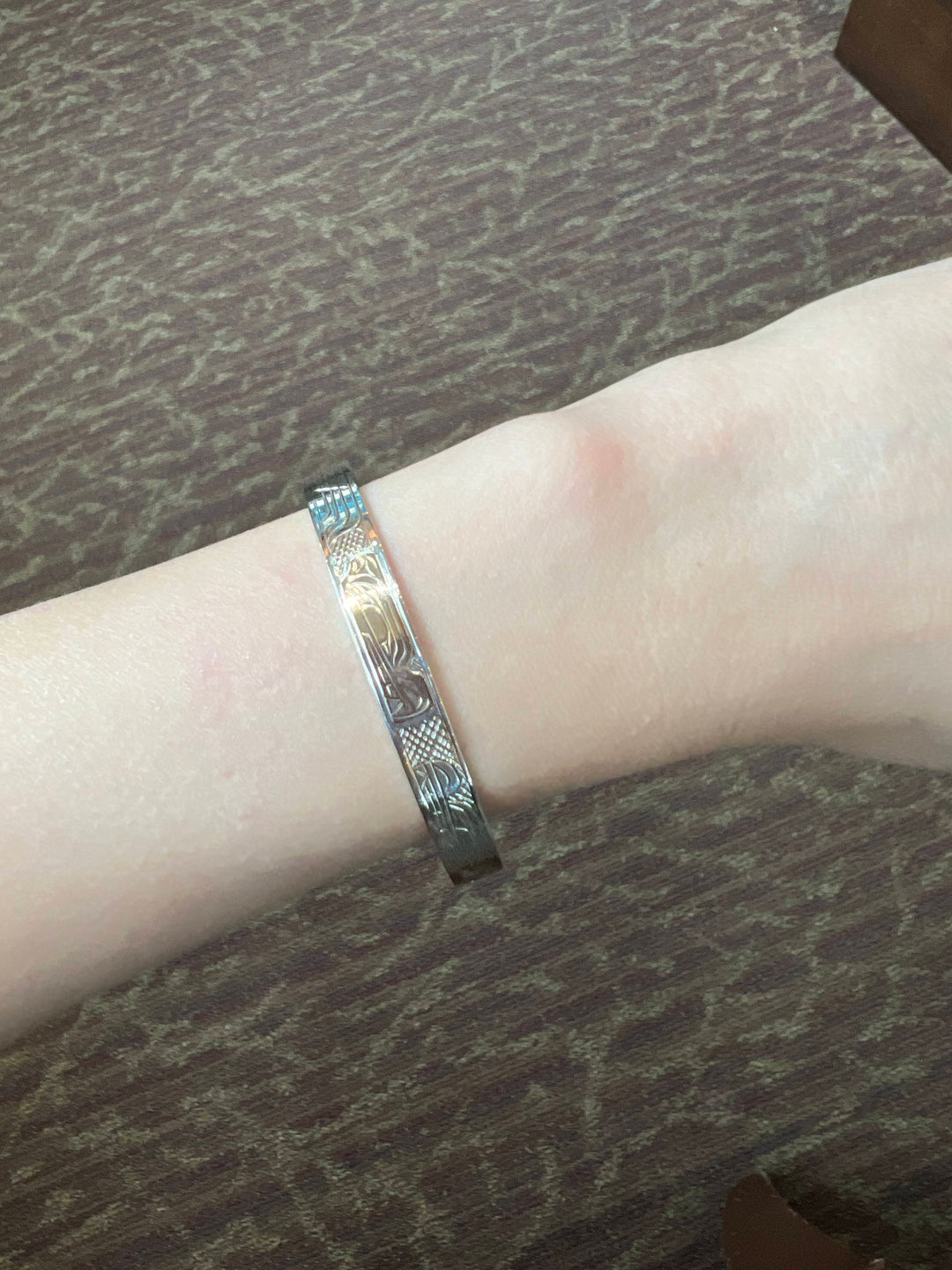 Wolf Cuff 1/4" Gold and Silver Bracelet - Artina's Jewellery
