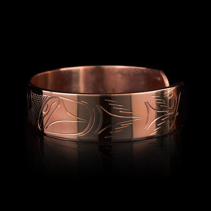 Raven 1/2" Copper Cuff Bracelet - Artina's Jewellery