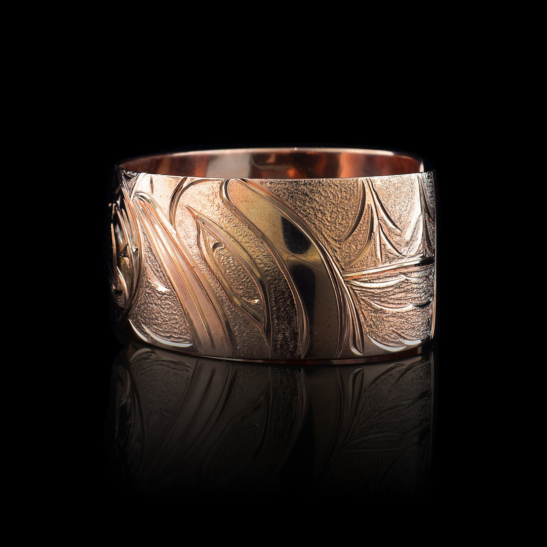 Every Child Matters 1" Baby Salmon Copper Cuff Bracelet - Artina's Jewellery