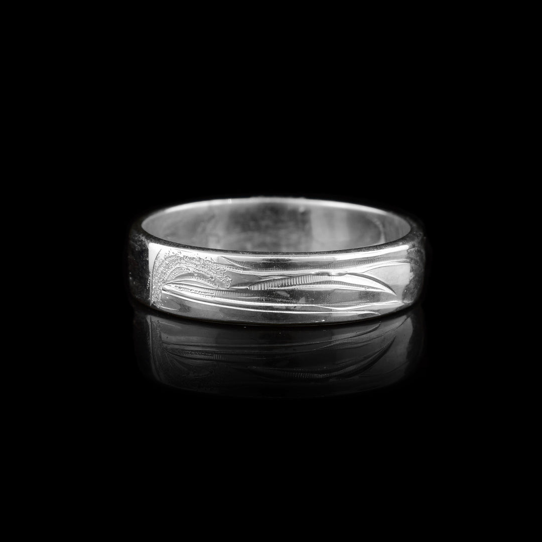3/16" Sterling Silver Otter Band Ring