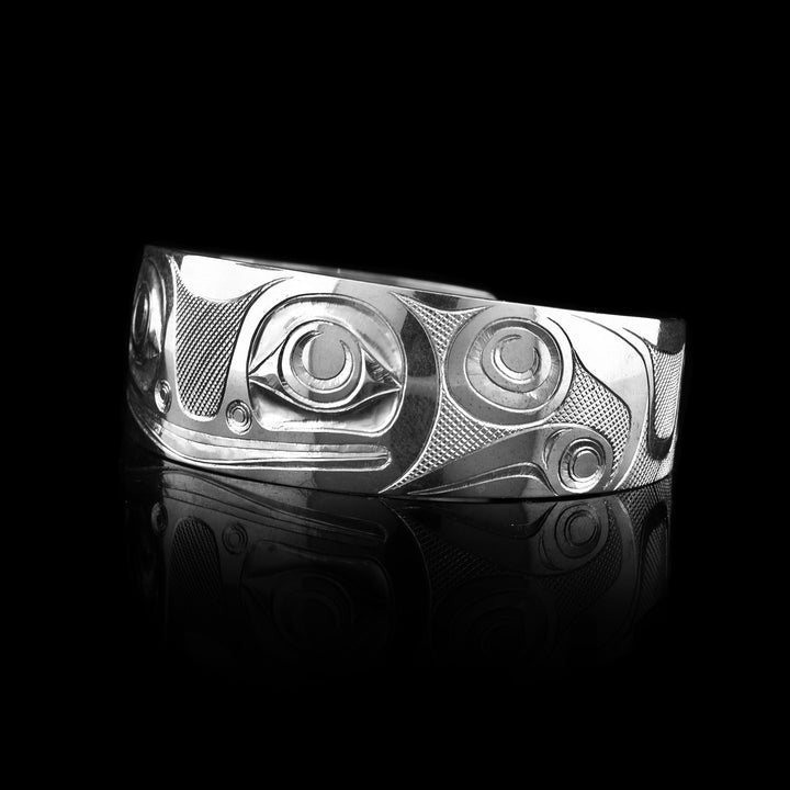 3/4" Sterling Silver Frog Cuff