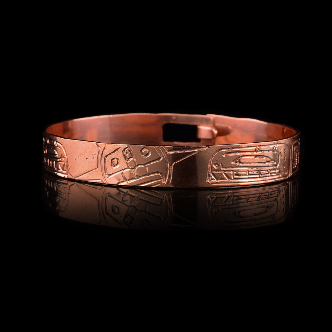 3/8" Orca and Sun Clasp Bracelet
