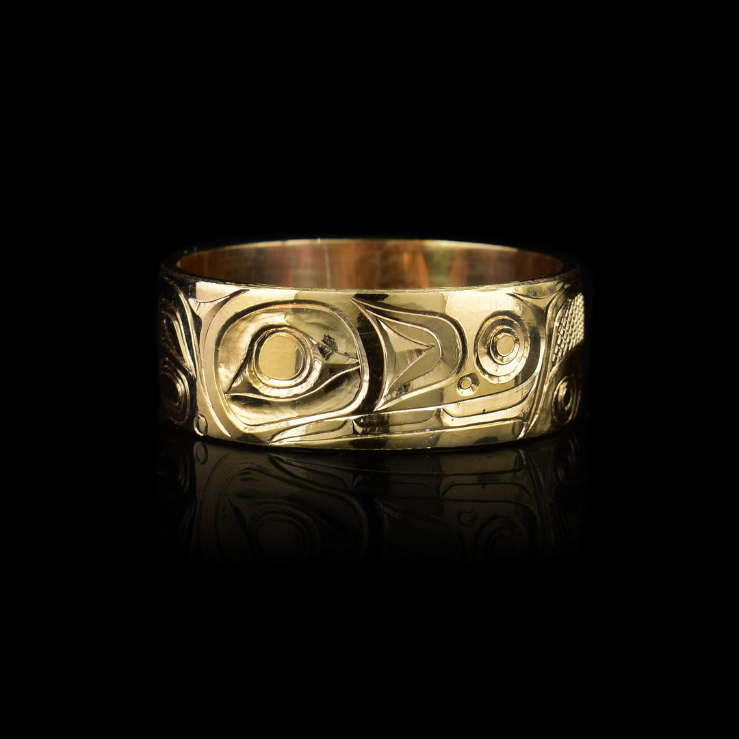 5/16" Orca Gold Band Ring
