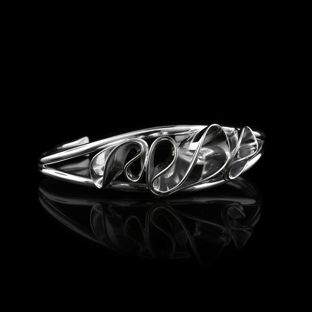 Abstract Ocean Cuff Bracelet